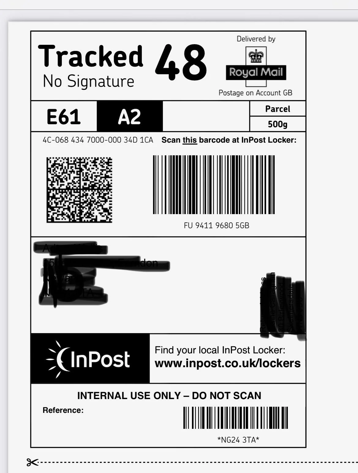 where can i print inpost label